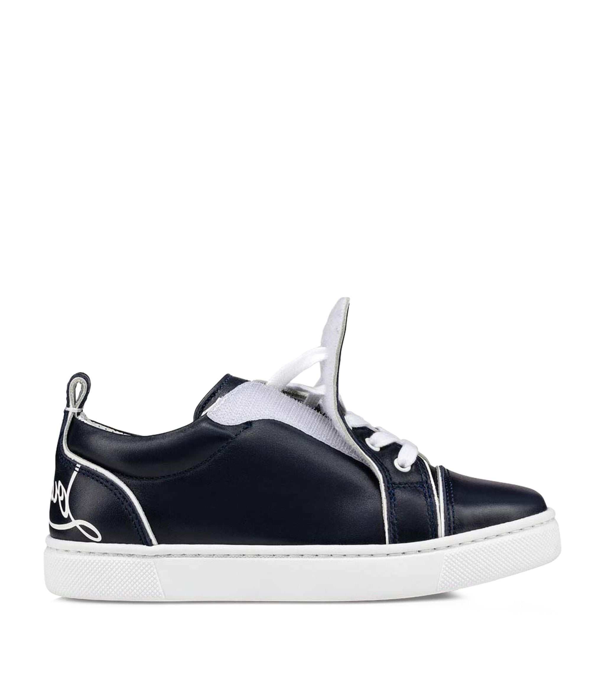 Funnyto Leather Low-Top Sneakers