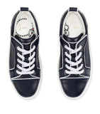 Funnyto Leather Low-Top Sneakers