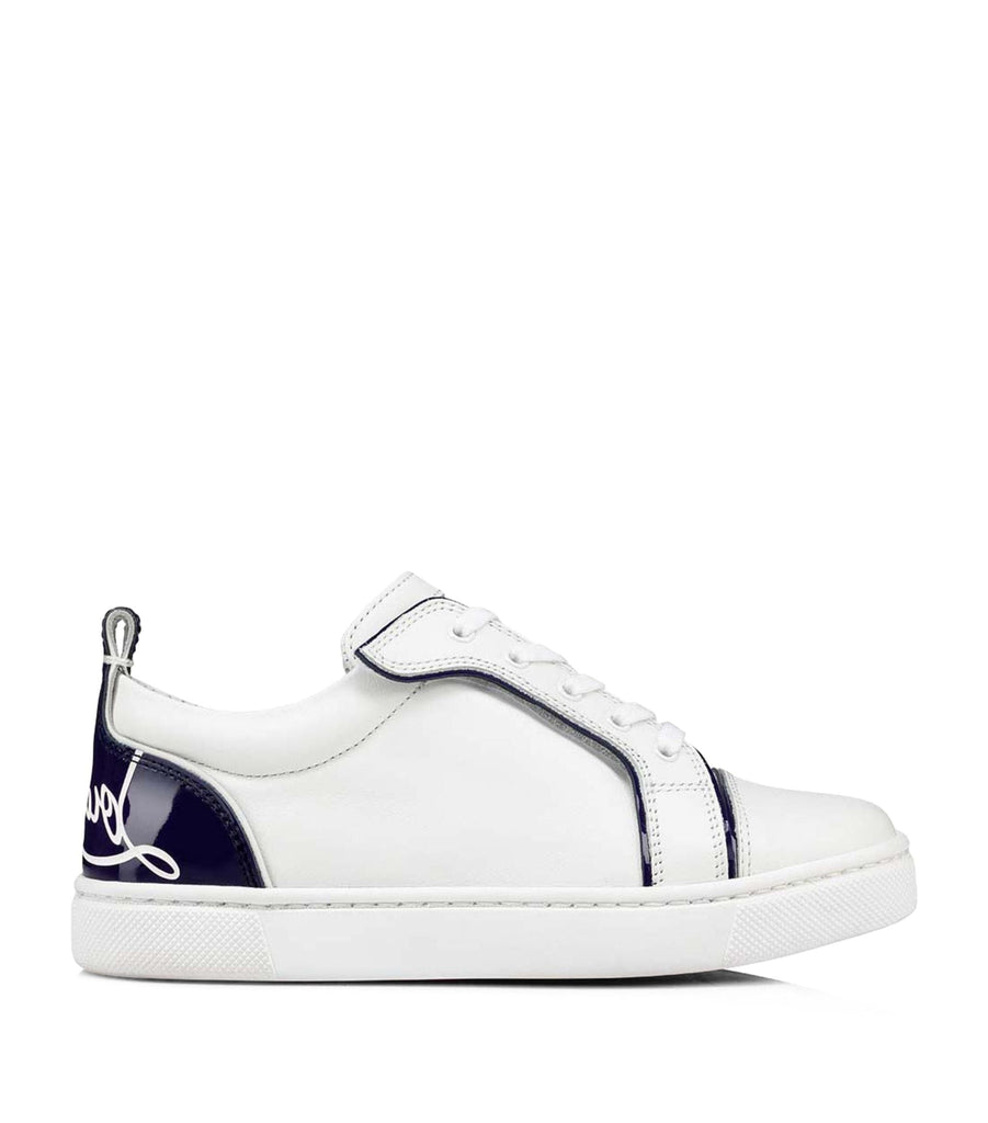 Funnyto Leather Low-Top Sneakers