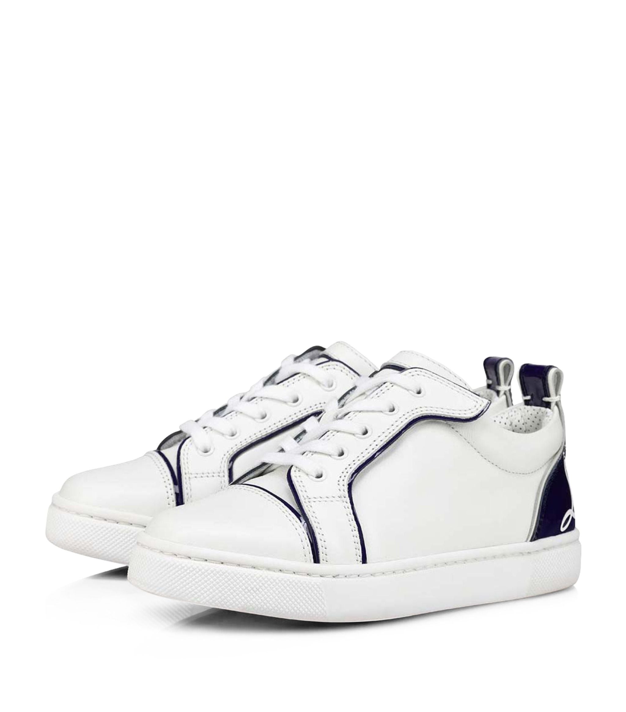 Funnyto Leather Low-Top Sneakers