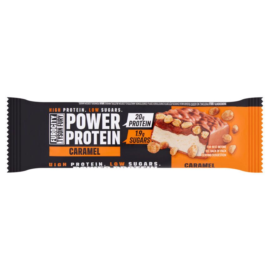 Furocity by Tyson Fury Caramel Power Protein Bar 60g