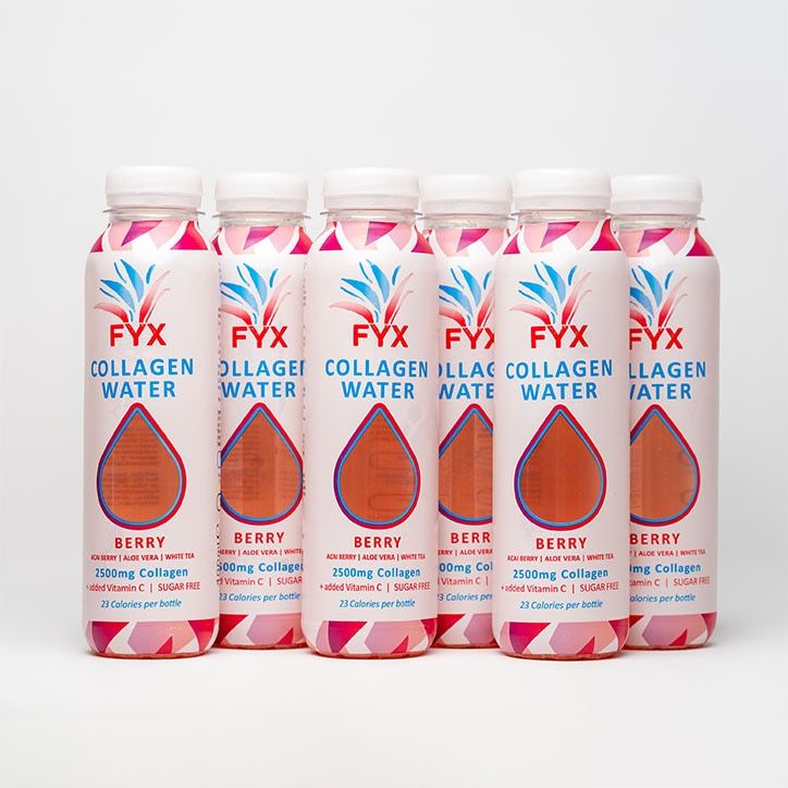 FYX Collagen Water Lemon &amp;amp; Lime 6x 400ml