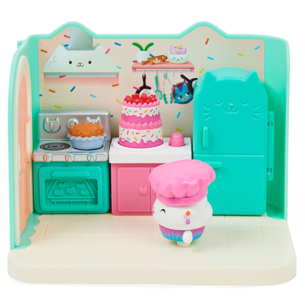 Gabby’s Dollhouse Rainbow-Themed Celebration Doll House + 6 Deluxe Rooms (3+ Years)