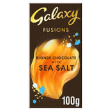 Galaxy Fusions Blonde Sea Salt Chocolate Bar 100g