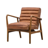 Gallery Newhaven Brown Leather Armchair