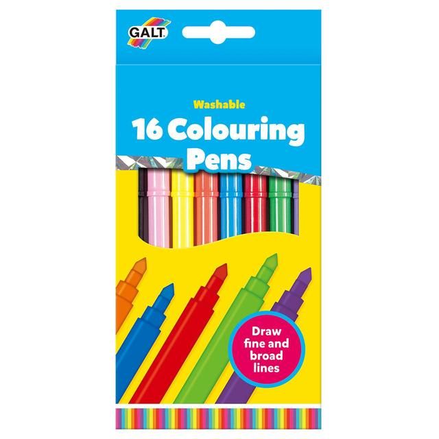 Galt 16 Colouring Pens - Washable