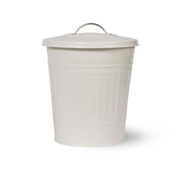 Garden Trading 10 Litre Chalk Mini Bin with lid