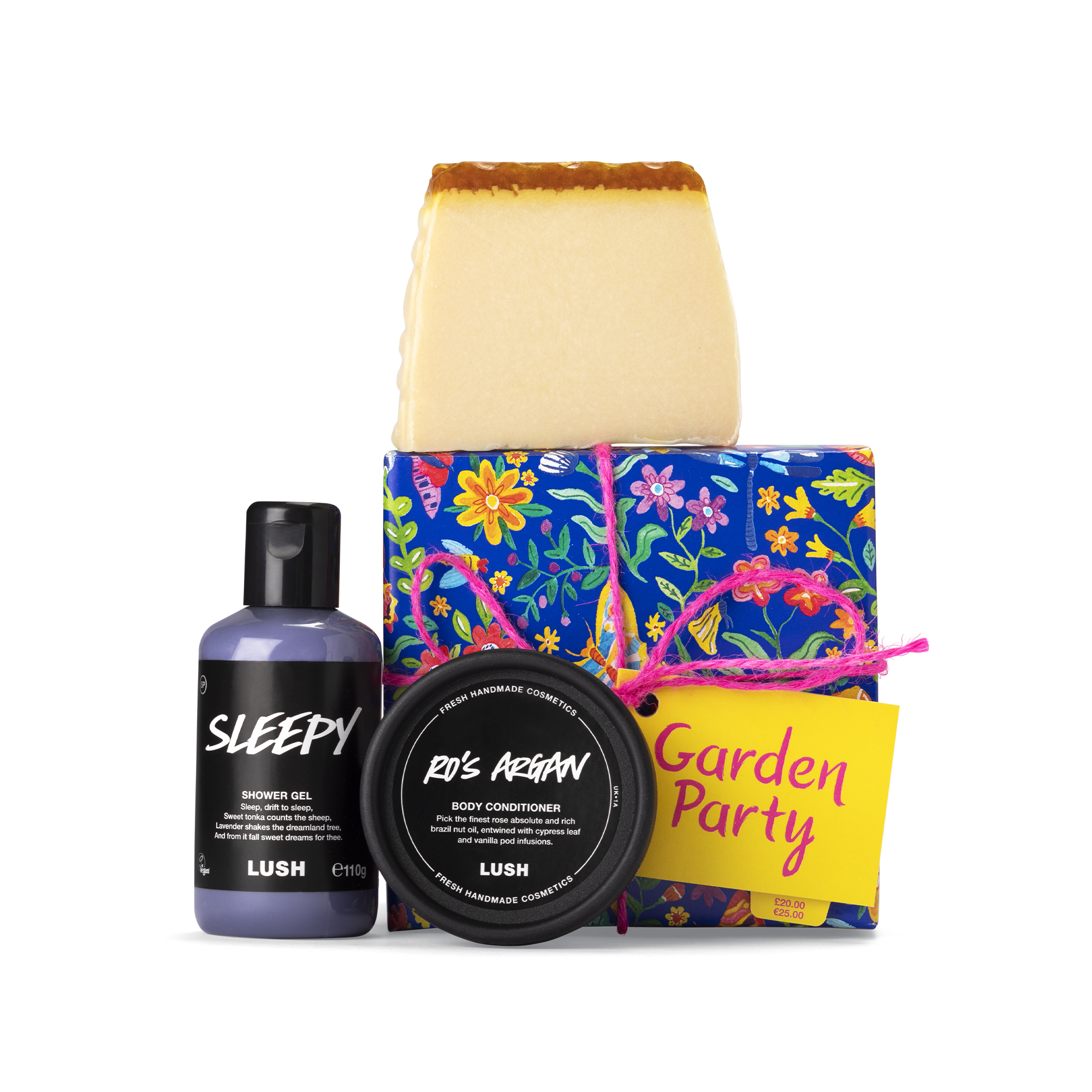 Lush Garden Party gift set with soap and shower gel (British brand)