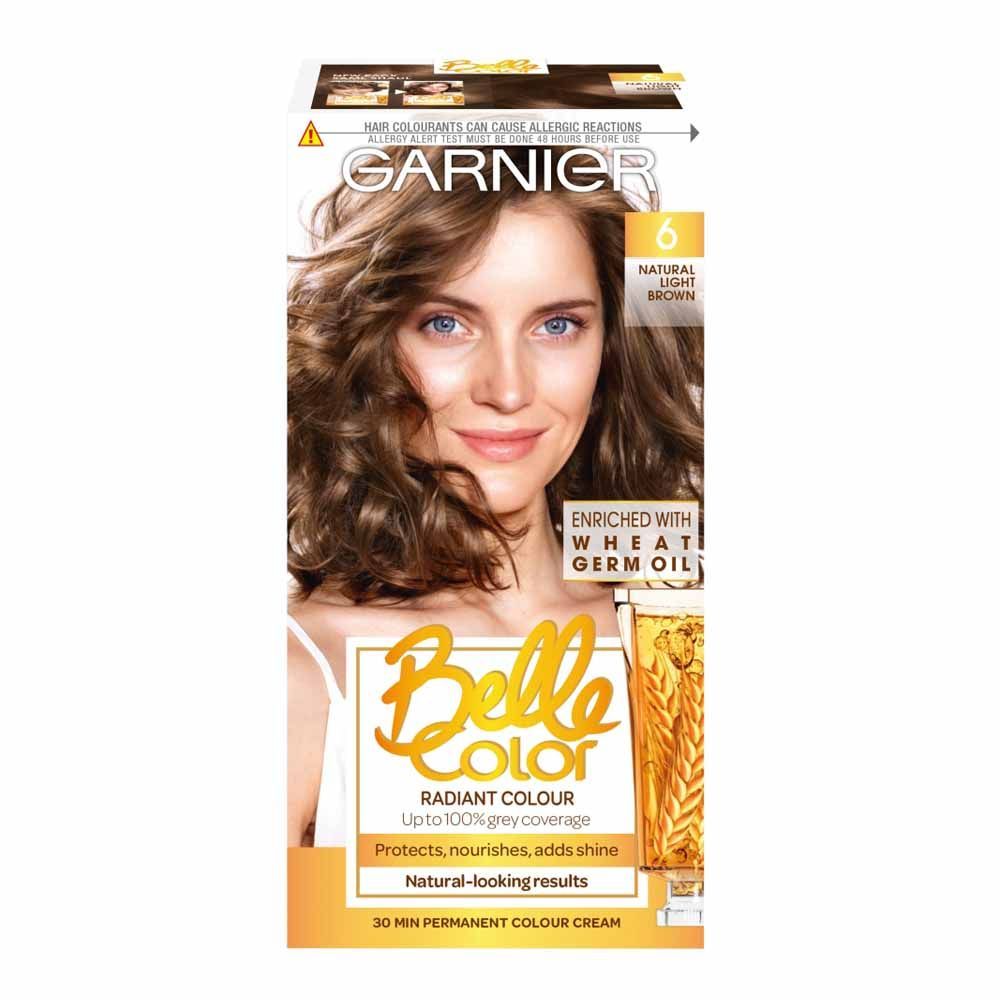 Garnier Belle Color 6 Natural Light Brown Permanent Hair Dye