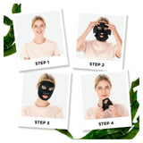Garnier Charcoal &amp; Algerensing &amp; Hydrating Face Sheet Mask 5 per pakke