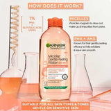 Garnier Micellar Gentle Peeling Water 1% Pha &amp;amp; Glycolic Acid