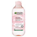 ניקוי מי ורדים של Garnier Micellar &amp; לַהַט
