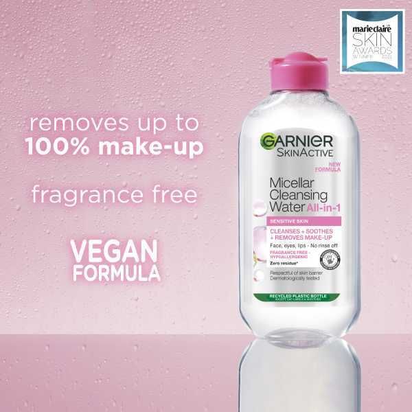 Garnier Micellar Water Facial Cleanser Sensitive Skin 200ml