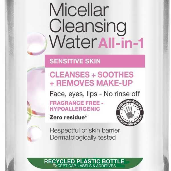 Garnier Micellar Water Facial Cleanser Sensitive Skin 200ml