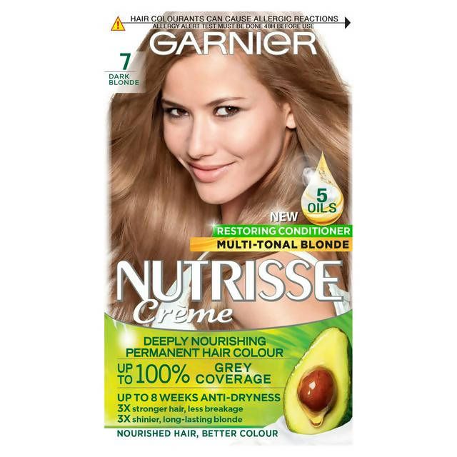 Garnier Nutrisse Permanent Hair Dye Dark Blonde 7