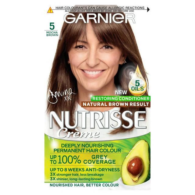 Garnier Nutrisse Permanent Hair Dye Mocha Brown 5