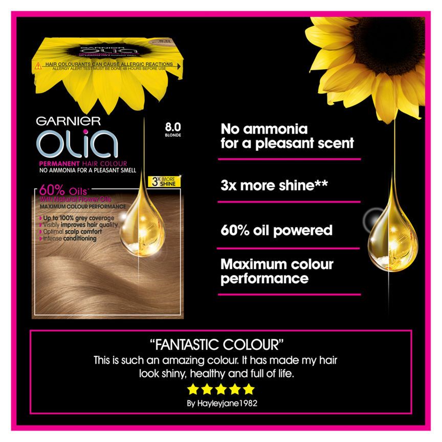 Garnier Olia 8.0 Blond Permanent Hårfarge