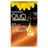 Garnier Olia Bold Permanent No Ammonia Hair Dye Intense Copper 7.40