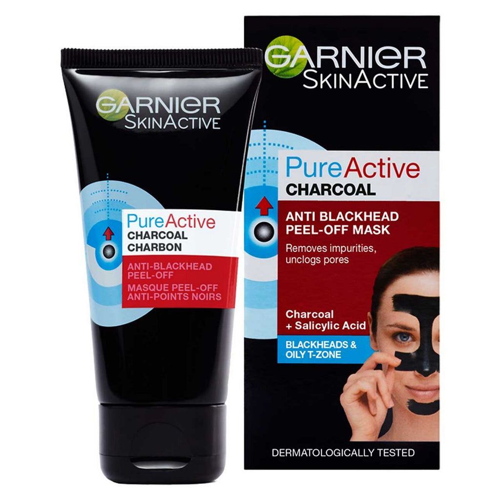 Garnier Pure Active Anti-Blackhead Charcoal Peel-Off Face Mask 50ml