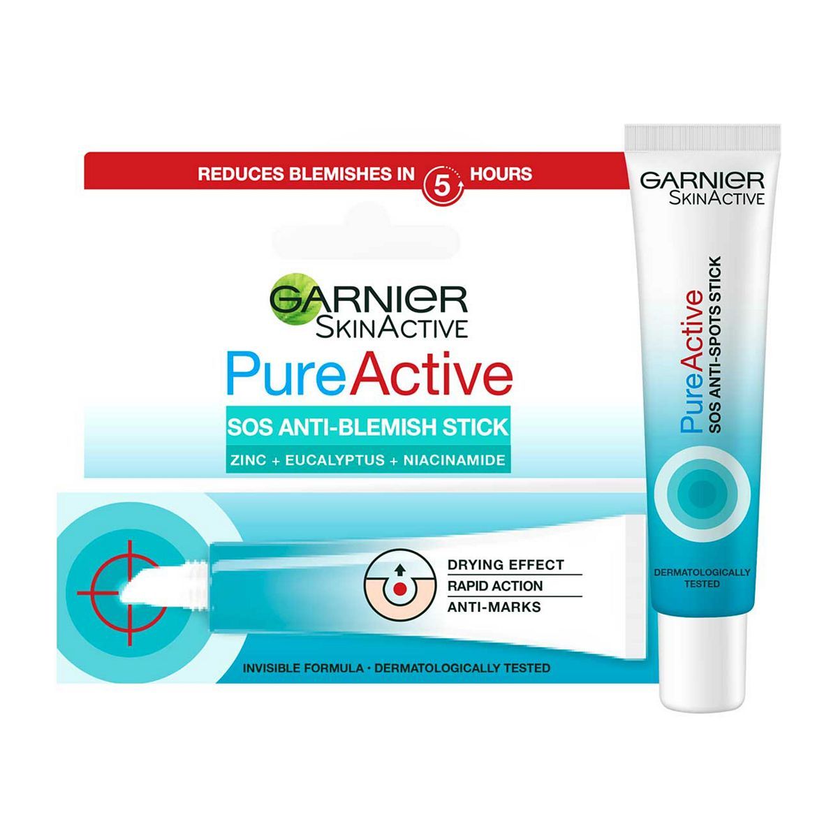 Garnier Pure Active SOS Anti-Blemish Stick 10ml