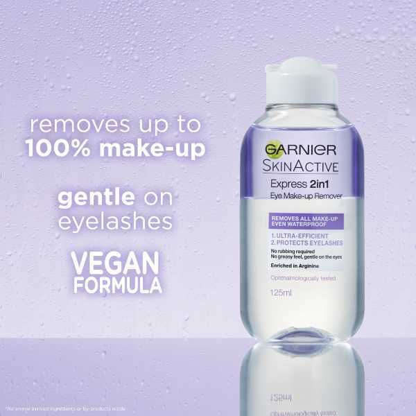 Garnier Skin Naturals 2 in1 Eye Make Up Remover 125ml