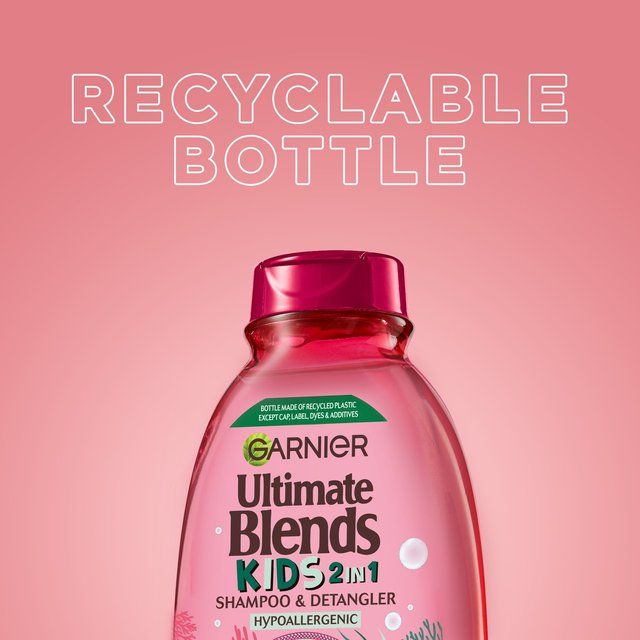 Garnier Ultimate Blends 2-in-1 Kids Cherry &amp;amp; Almond No Tears Shampoo    250ml