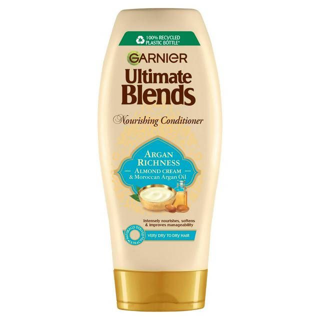 Garnier Ultimate Blends Argan Oil &amp;amp; Almond Cream Dry Hair Conditioner 360ml