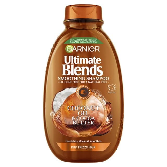 Garnier Ultimate Blends שמן קוקוס שמפו חמאת קקאו 400 מ"ל