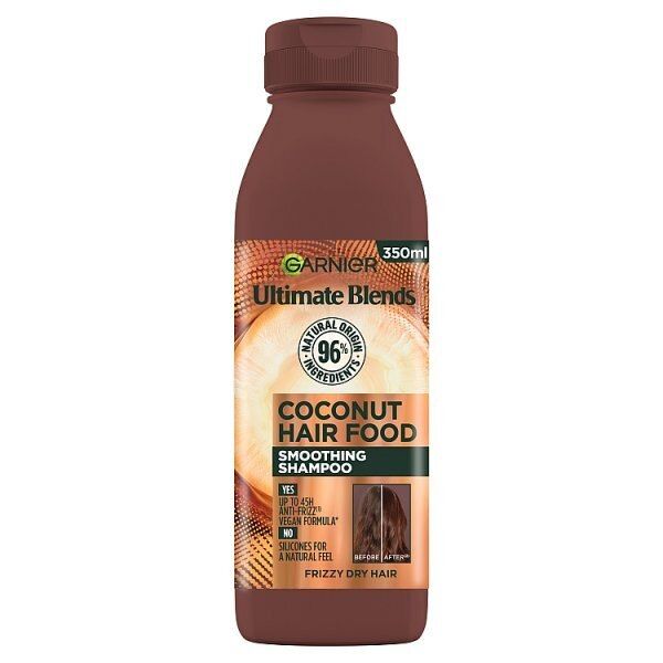Garnier Ultimate Blends Hair Food Papaya Shampoo 350ml Smoothing Coconut