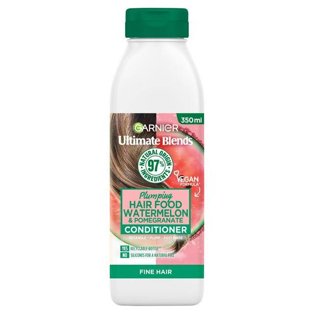 Garnier Ultimate Blends Plumping Hair Food Watermelon Conditioner for Fine Hair 350ml