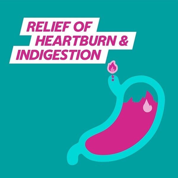 Gaviscon Heartburn Double Action Mixed Berry Tablets 12s