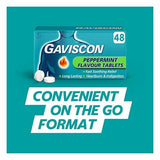 Gaviscon Tablets Heartburn &amp;amp; Indigestion Peppermint 48s