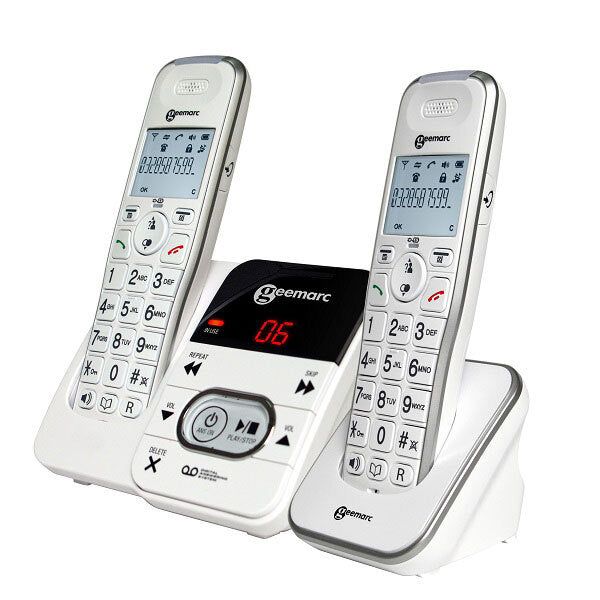 Geemarc DECT295-2 Twin Set Cordless Talking Telephone