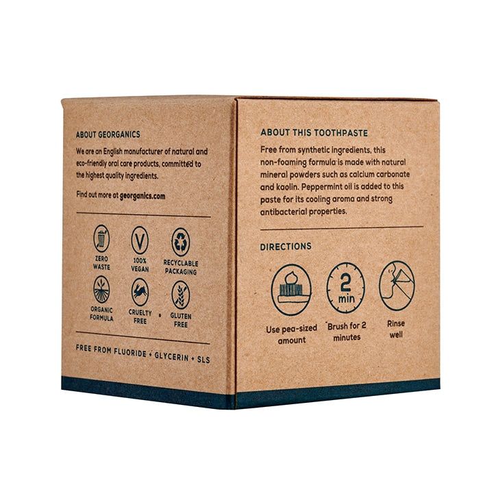 Georganics Mineralrik Tannkrem - Engelsk Peppermynte 60ml
