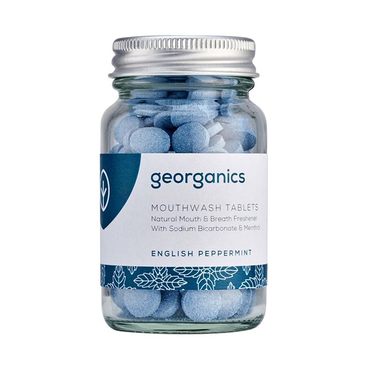 Georganics Mouthwash Tablets - English Peppermint 120 tablets