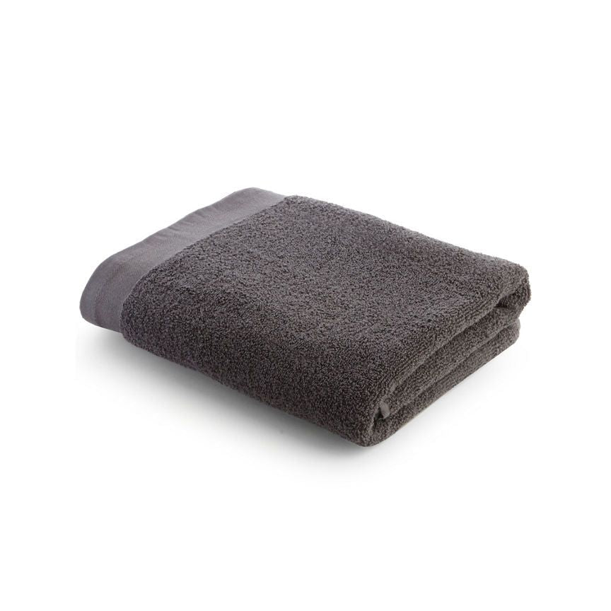 George Home 100% Cotton Bath Towel - Charcoal