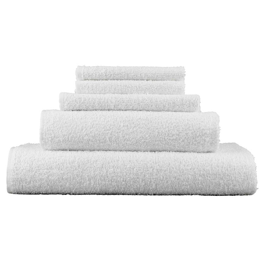 George Home 100% Cotton Face Cloth 2pack - White