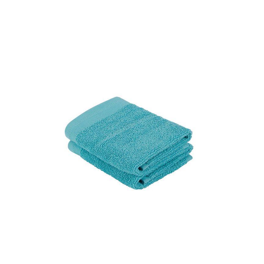 George Home 100% Cotton Face Cloth - Aqua