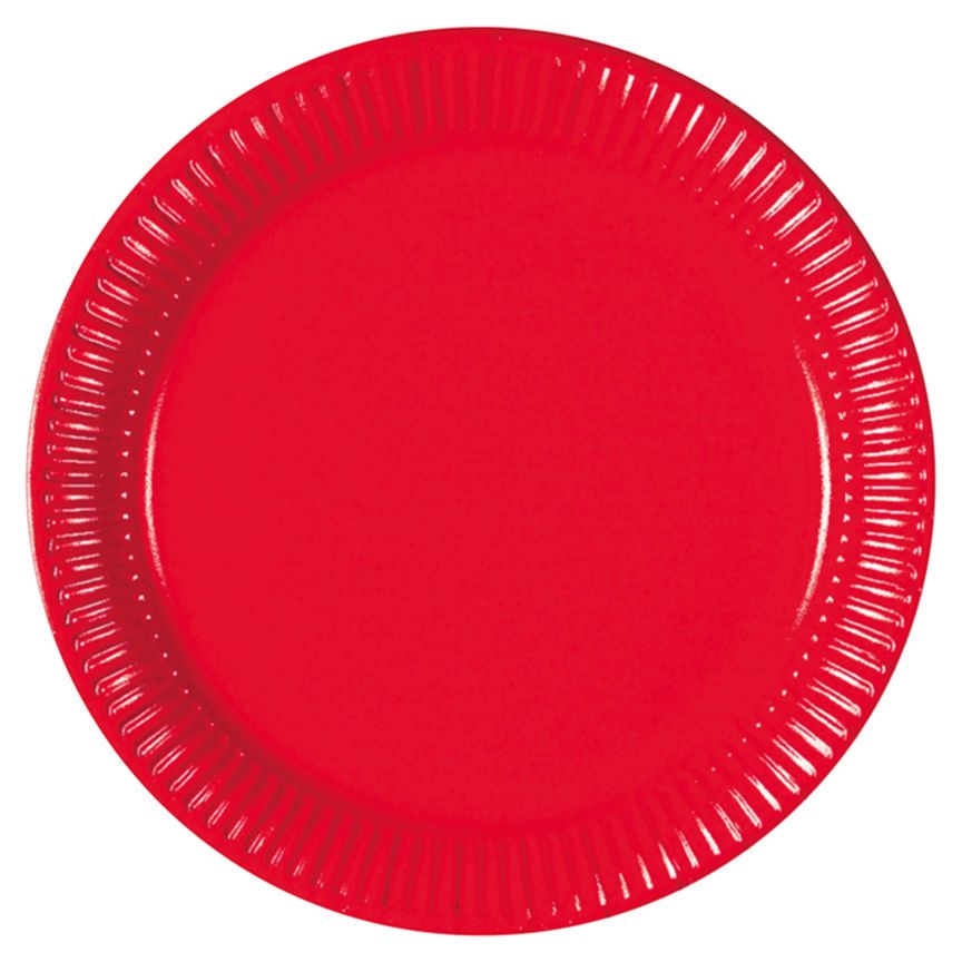 George Home 12 Red Paper Plates