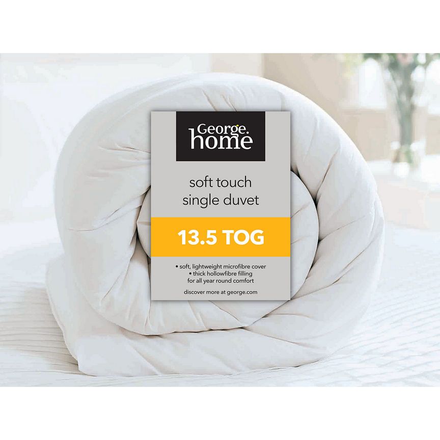 George Home 13.5 Tog Soft Touch Double Duvet