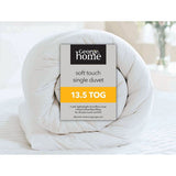 George Home 13.5 Tog Soft Touch Microfibre Single Duvet