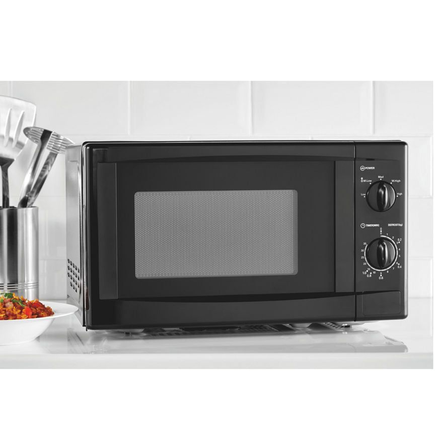 George Home 17L 700W Manual Microwave - Black