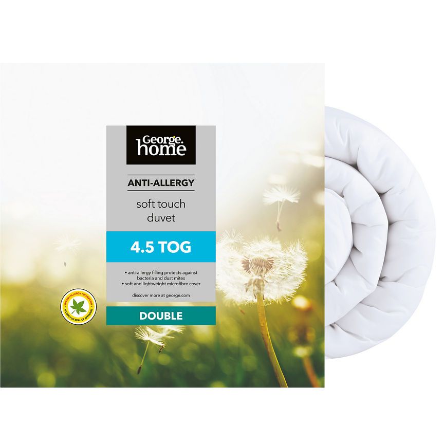 George Home 4.5 Tog Anti Allergy Double Duvet