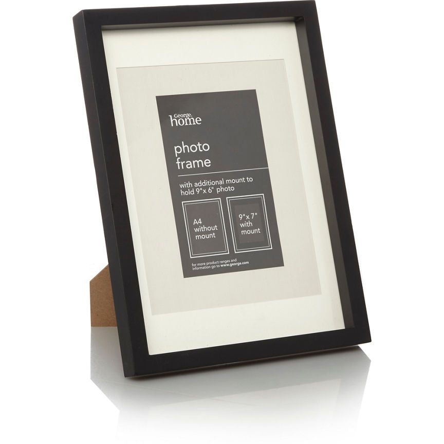 George Home Black Boxed Photo Frame 9 x 7Inch