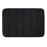 George Home Black Memory Foam Bath Mat