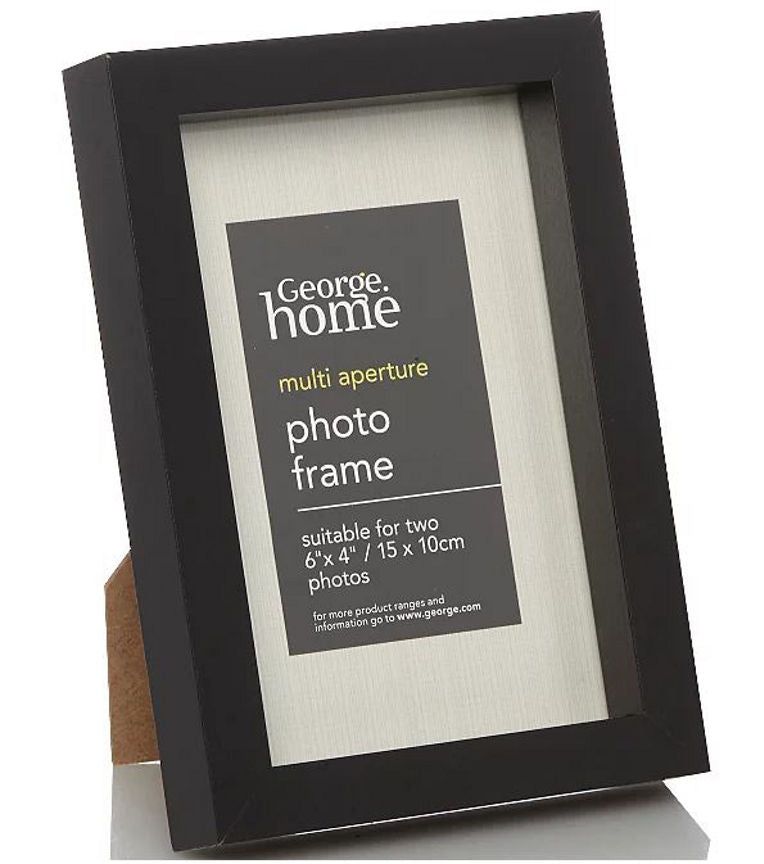 George Home Black Metal Photo Frame 6 x 4Inch