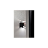 George Home Black Solar Wall Light