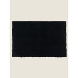 George Home Black Super Soft Cotton Bath Mat