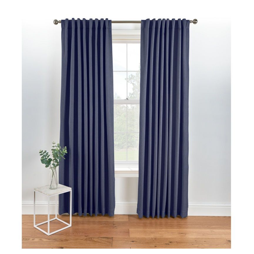 George Home Blue Blackout Curtains