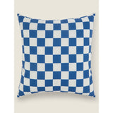 George Home Blue Checkerboard Indoor &amp;amp; Outdoor Cushion